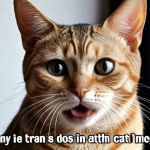**"Funny meme of a cat with caption 'ใจเย็นพี่' (jai yen pee) in Thai. The cat looks stressed and is sweating.  Internet culture, viral."**