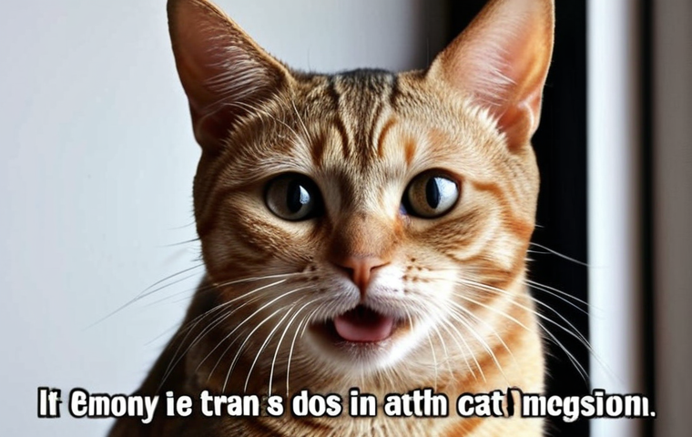 **"Funny meme of a cat with caption 'ใจเย็นพี่' (jai yen pee) in Thai. The cat looks stressed and is sweating.  Internet culture, viral."**