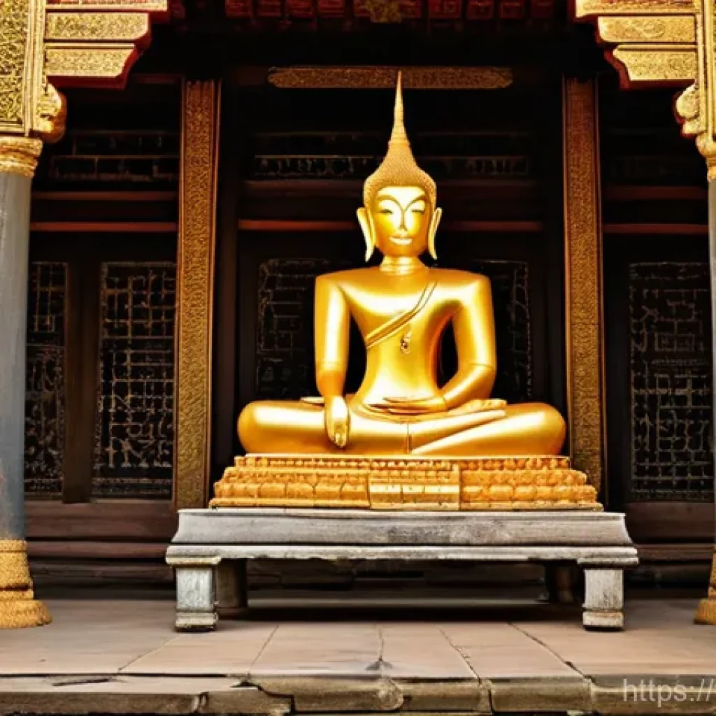 조선시대 언어 변화 - **Prompt:** A dignified figure, reminiscent of King Ramkhamhaeng the Great, seated in a well-lit, op...